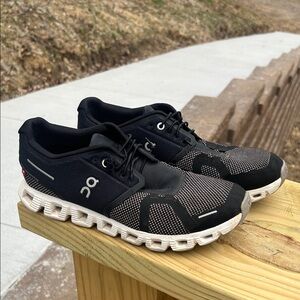 On Cloud 5 Combo Women's Size 8.5 Black Alloy 79.98846 CloudTec Runing Shoes